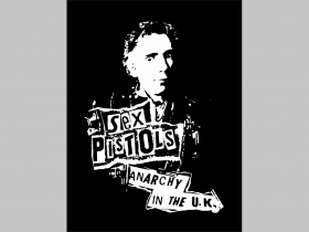 Sex Pistols  -  Johnny Rotten  chrbtová nášivka veľkosť cca. A4 (po krajoch neobšívaná)